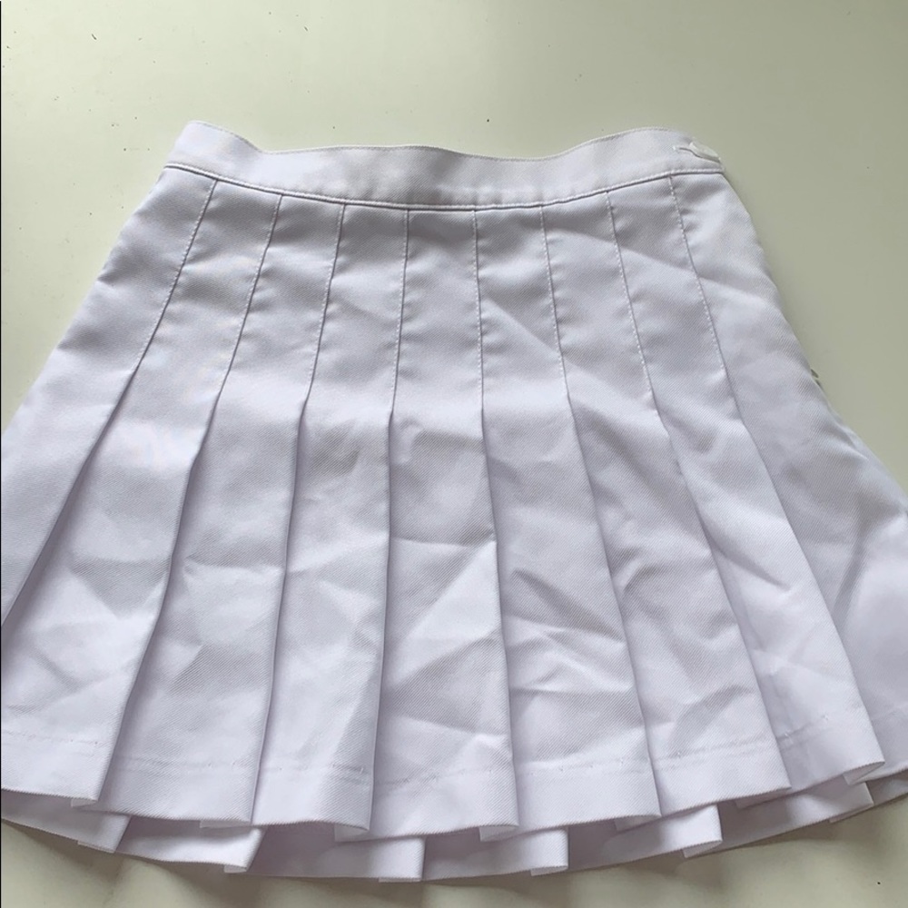 American Apparel Pleated Tennis Mini Skirt
